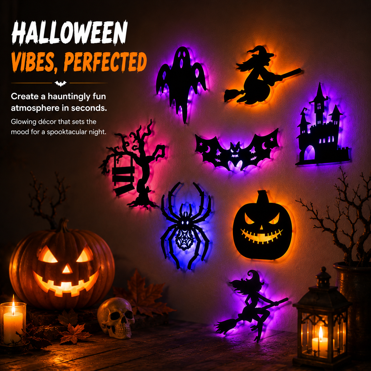Halloween party wall decoration