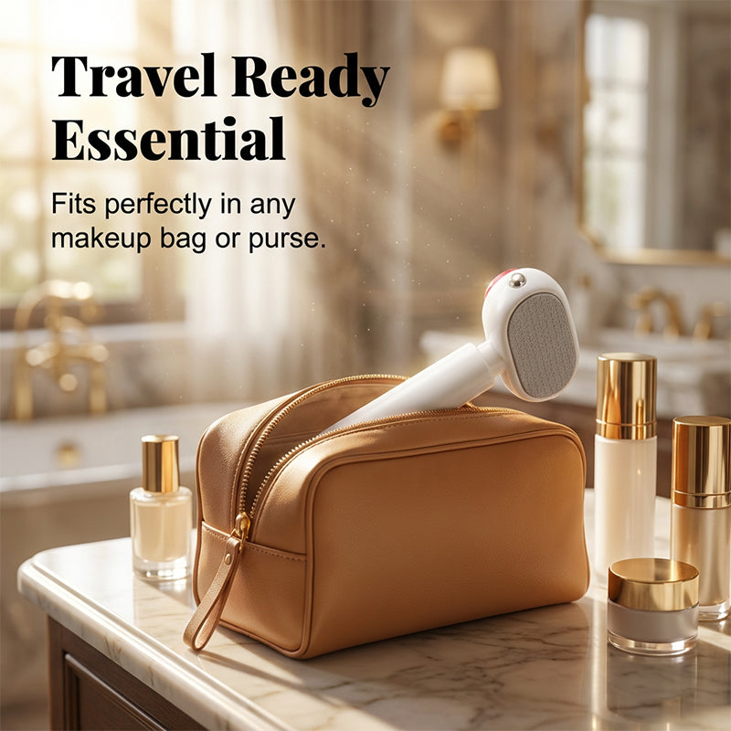 Compact travel foot scraper