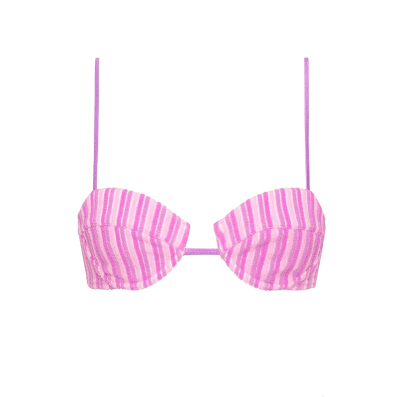 Seasonal 2026 new high-end powder-pink bikini for sexy goddesses on island vacation Slimming two-piece swimsuit