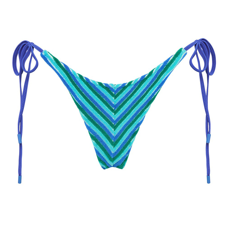 Seasonal 2026 New Season Luxury Beachwear Style Green Stripes Bearbaby Australian One-Piece Swimsuit Beach Bikini