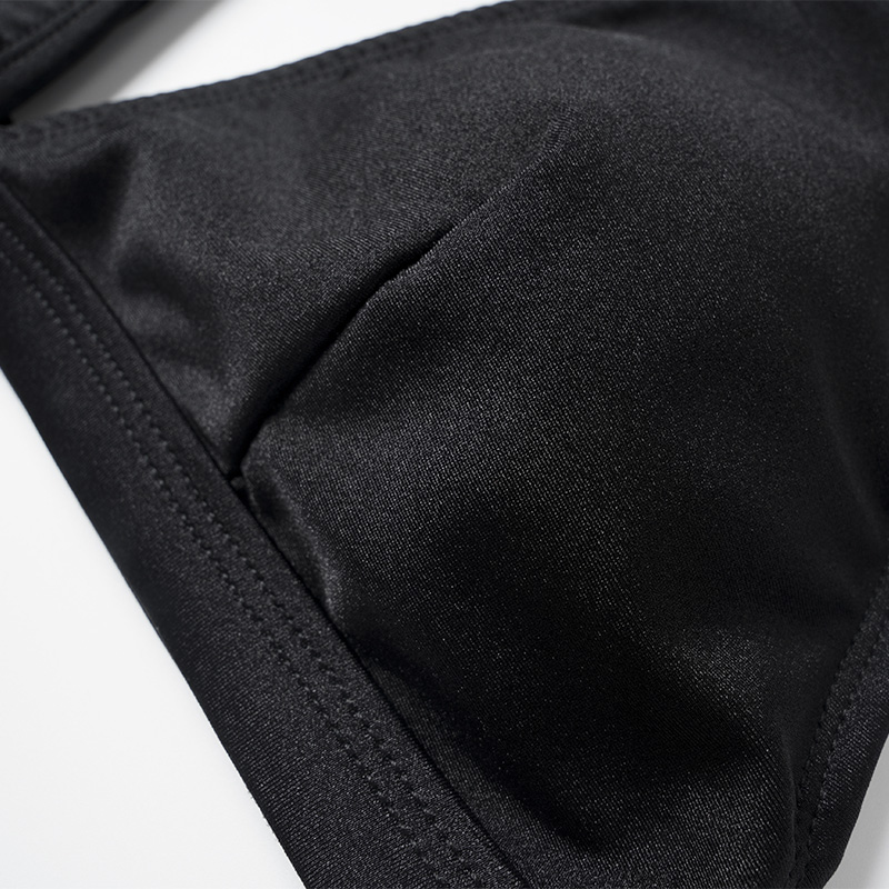SEASONAL High-waisted covering-buttocks swimming suit 2026 new style black bikini sexy goddess high-end island vacation travel two-piece swimsuit