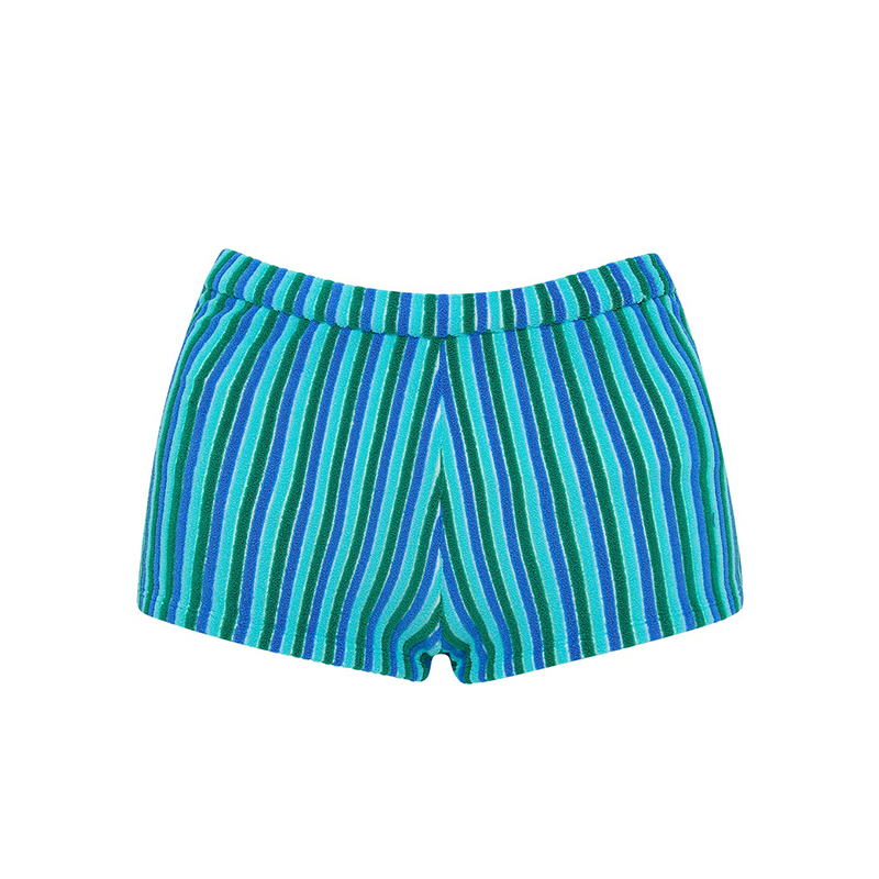 Seasonal 2026 New Season Luxury Beachwear Style Green Stripes Bearbaby Australian One-Piece Swimsuit Beach Bikini