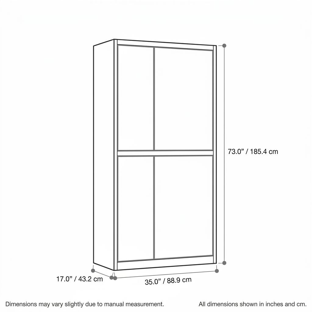 BrandName 35"W Espresso Steel Storage Cabinet with Electronic PIN Lock, 2-Door Vertical Office File Cabinet