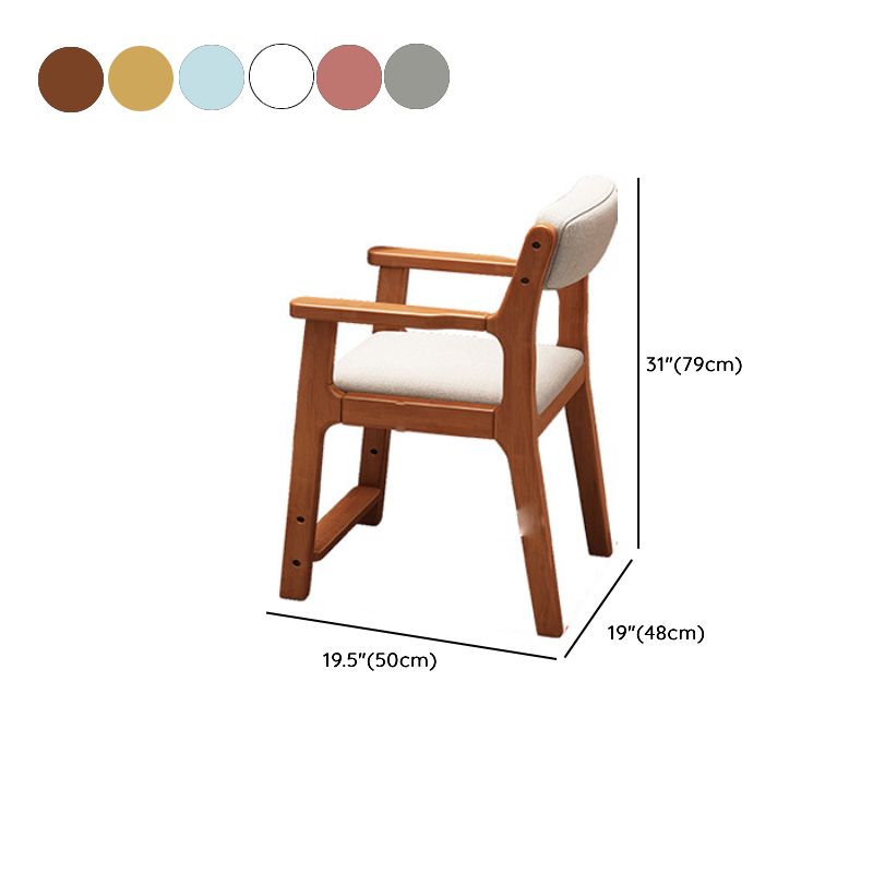 BrandName 55"L x 24"W Cocoa Office Desk and Chair Set with Hutch, Nut Brown Computer Desk with Upholstered Chair, 75"H