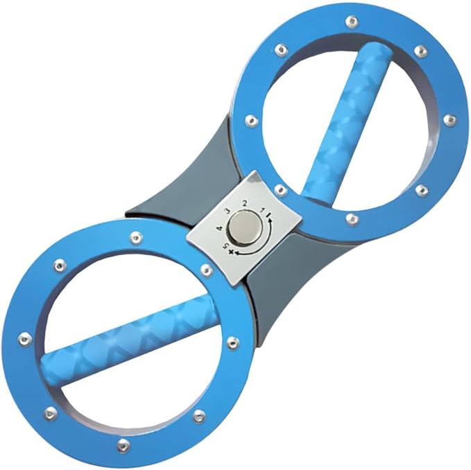 Figure-8 Rotating Arm & Shoulder Resistance Burn Machine - Sky Blue