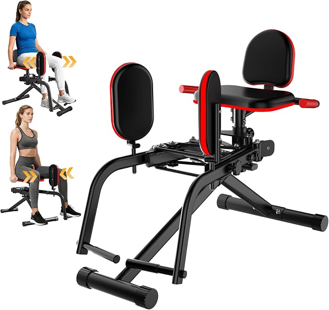 8-Level Adjustable Hip Abductor & Inner Thigh Training Machine for Home Gym