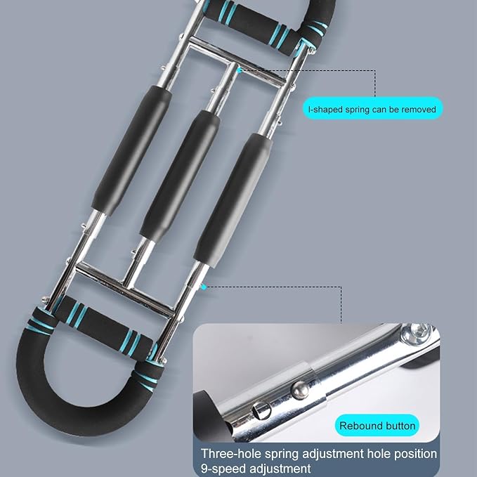 Adjustable Upper Body & Chest Expander Workout Bar (20-100kg)