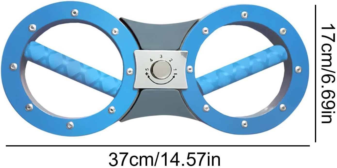Figure-8 Rotating Arm & Shoulder Resistance Burn Machine - Sky Blue