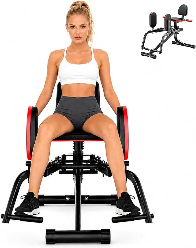 Adjustable Pelvic Floor Muscle Trainer & Thigh Toner with Resistance Band (35kg) - Lilac Purple