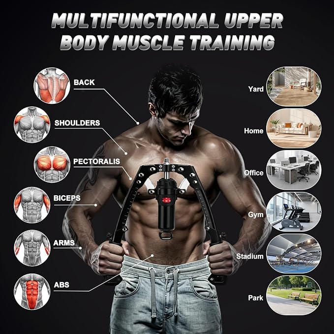Multi-Functional Hydraulic Power Twister & Push-Up Trainer (10-200kg)