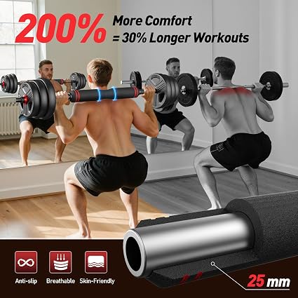 5-in-1 Multi-Purpose Adjustable Dumbbell, Barbell & Kettlebell Workout Set