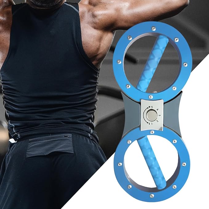 Figure-8 Rotating Arm & Shoulder Resistance Burn Machine - Sky Blue