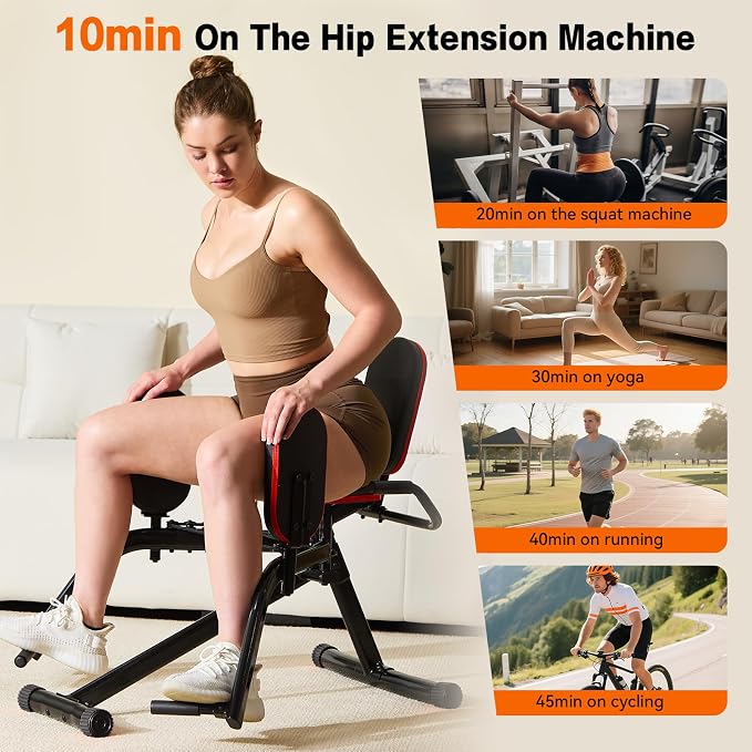 Heavy-Duty 6-Level Hip Abductor & Thigh Workout Machine (200kg Max Load)