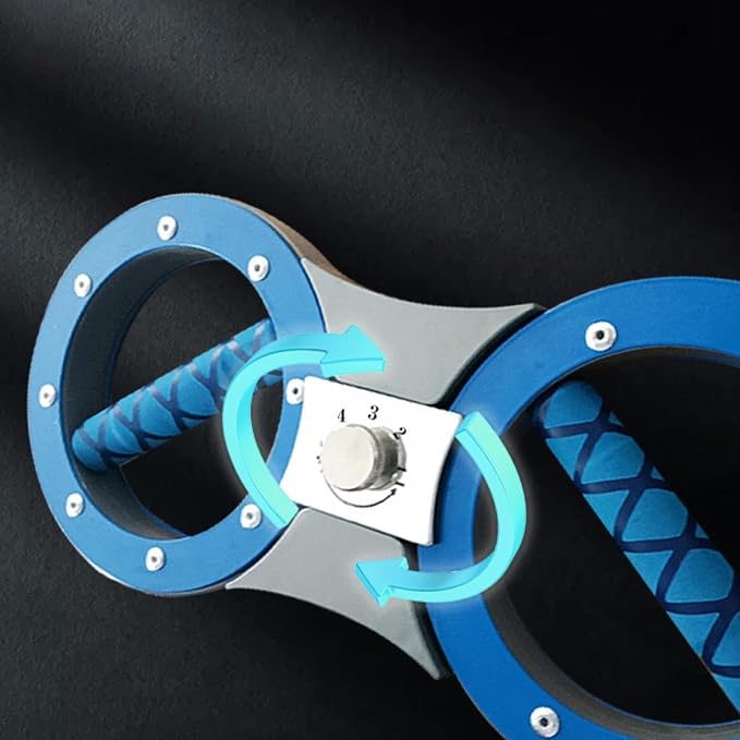 Figure-8 Rotating Arm & Shoulder Resistance Burn Machine - Sky Blue