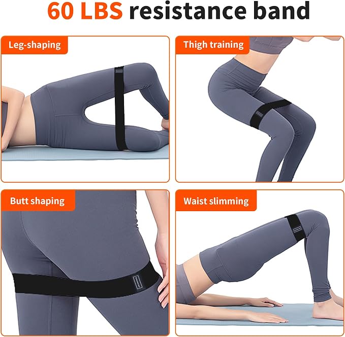 Pelvic Floor Muscle & Inner Thigh Trainer with Resistance Band (16kg) - Rose Pink