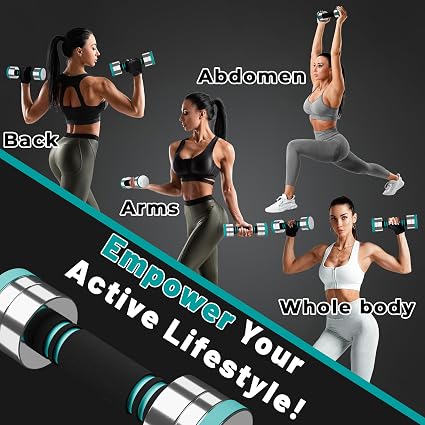 Fast-Adjusting Steel Dumbbell Pair with Comfort Foam Grips