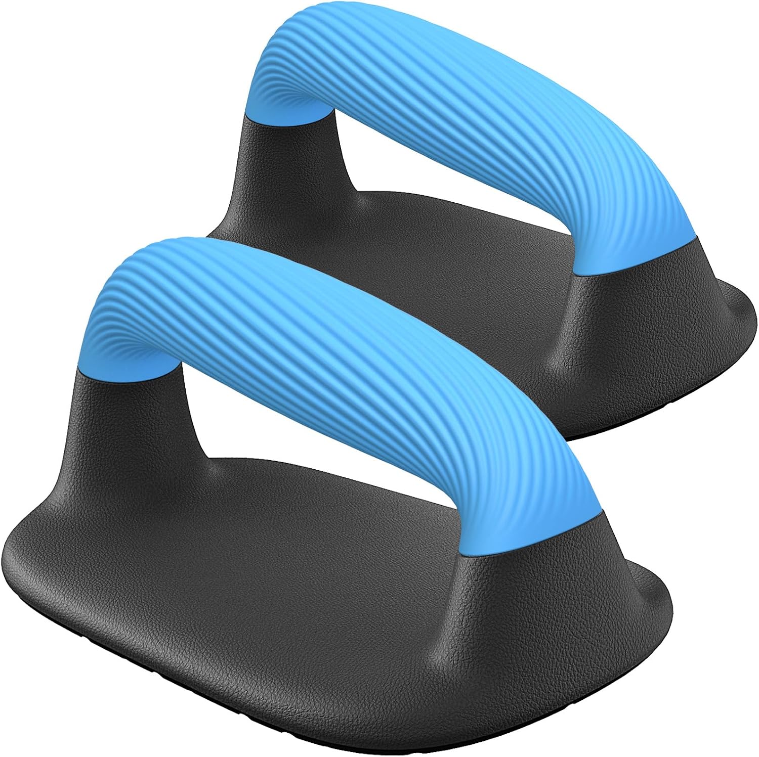 Portable Compact Push-Up Grips with Anti-Slip Base (Pair) - Blush Pink