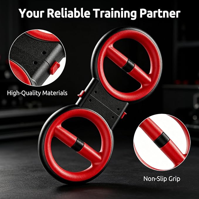 3-in-1 360-Degree Rotating Arm & Shoulder Burn Machine - Black & Red