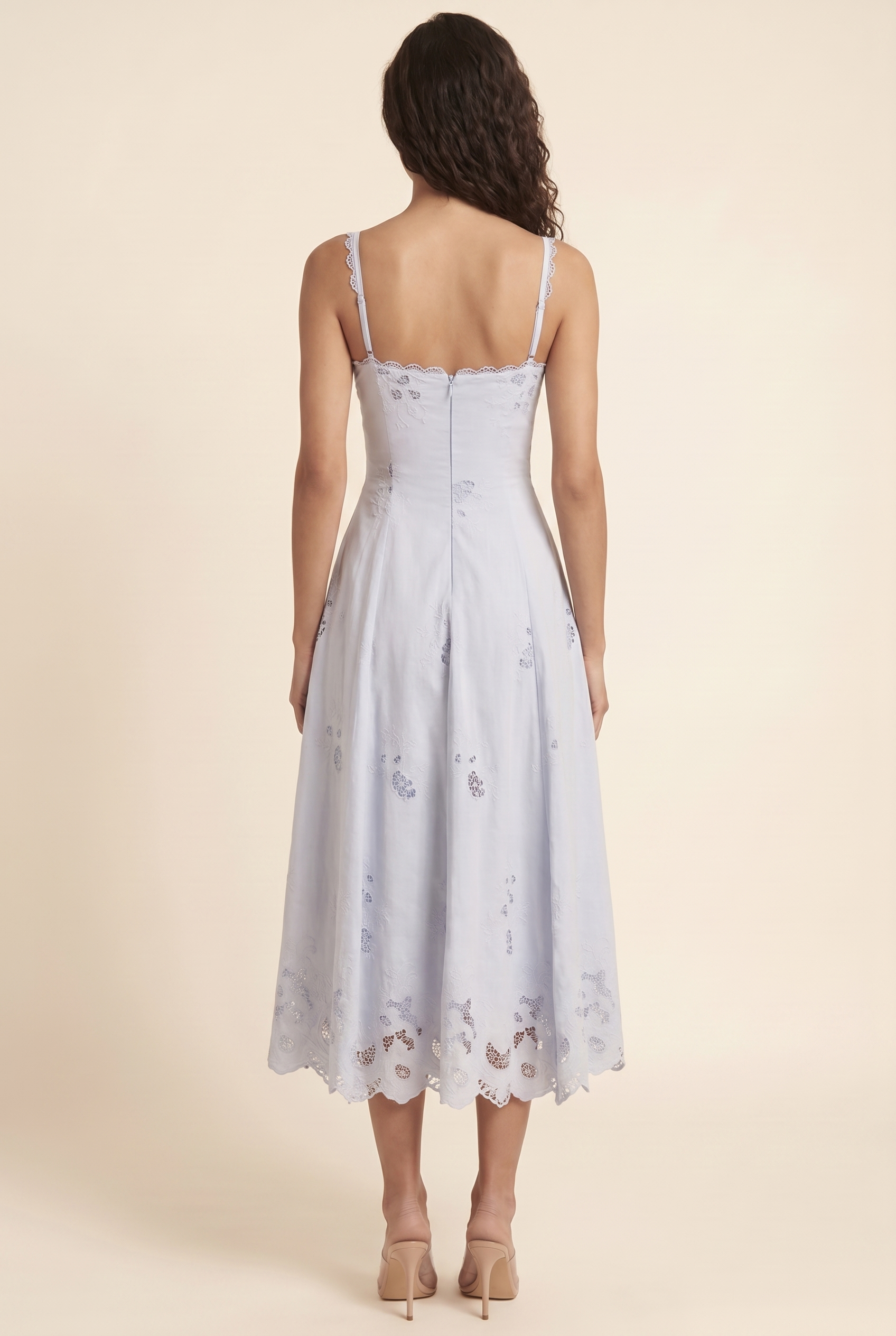 SARA MAXI DRESS Blue back