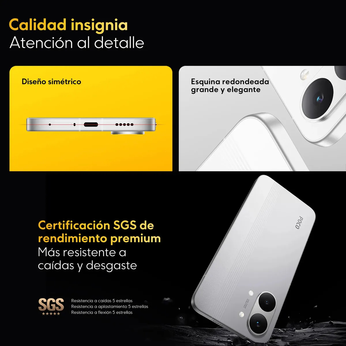 Celular Poco X8 Pro MAX Global 12GB RAM 256GB ROM, Procesador Dimensity 9500s, Pantalla AMOLED 6.83" 120Hz, Cámara 50MP, Batería 8500mAh y Carga Rápida 100W