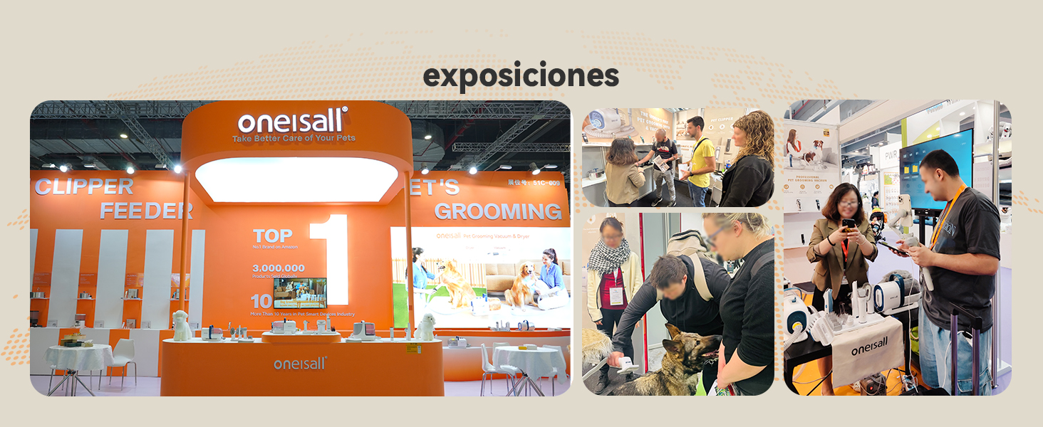 oneisall - Kit de aspiradora y aseo de perros, aspiradora de aseo de mascotas con picadora de uñas, 1.5 l para polvo de 1.5 l con 7 herramientas de aseo de mascotas para perder el pelo de mascotas, limpieza del hogar