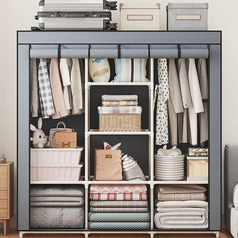 LERFM Closet Armable Ropero Rack Guardaropa Recamara Organización, Bonito, Práctico Y Resistente. Armario Plegable Organizador de Ropa,navidadRebajas de fin de año,Dazy ,Sheglam