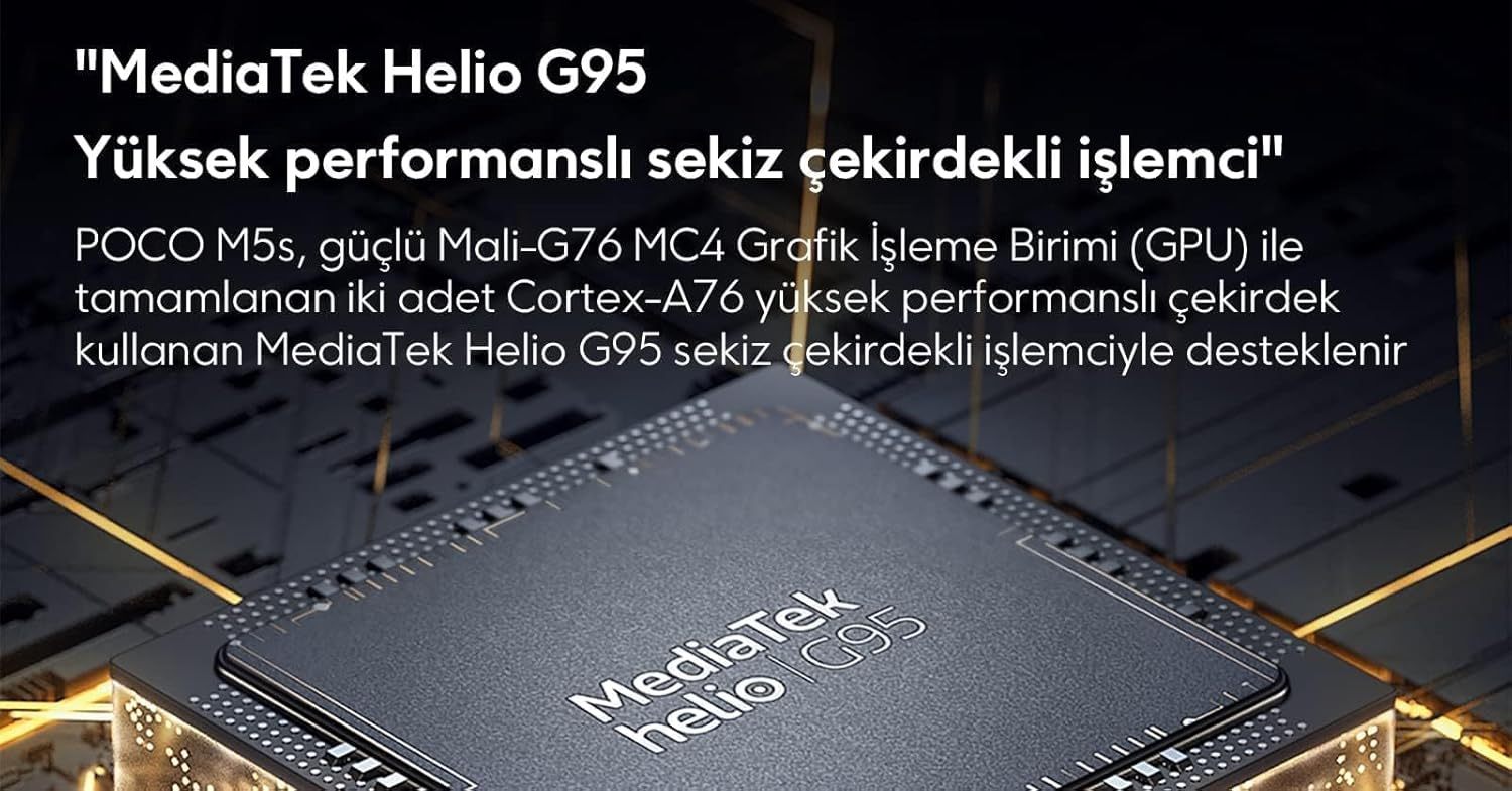 Xiaomi Smartphone M5s 6.43" 256GB/8GB Cámara 64MP+8MP+2MP+2MP/13MP Mediatek Android 12 Color Gris