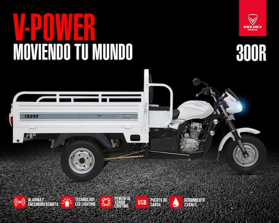 Motocarro Veloci Cobalt Superduty 300 cc 2024