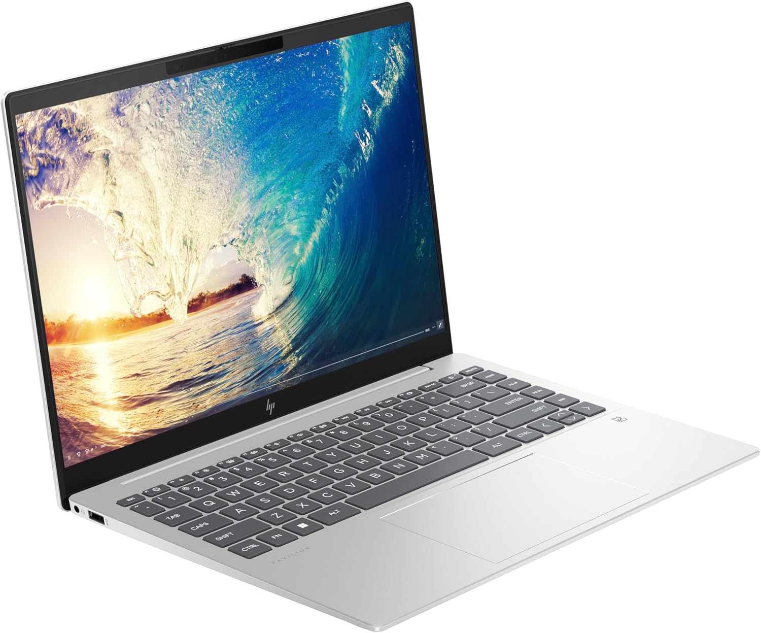 HP Laptop Pavilion Plus 14-ew0001la, Intel Core i5, 16 GB RAM, 512 GB SSD, Pantalla WUXGA (1920x1200), 14", Windows 11 Home, Teclado en Español, Garantía México, Plata Natural