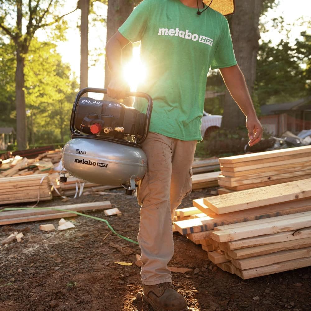 Metabo HPT Compresor de Aire | THE TANK | 200 PSI | 6 Galones | Ec914S