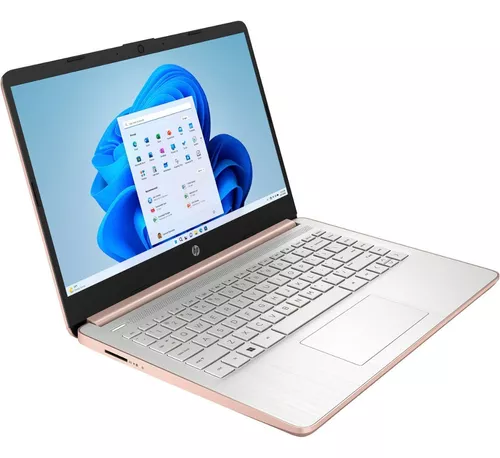 Laptop Hp 14-dq0762dx Celeron 4gb 128gb Ssd Rosa
