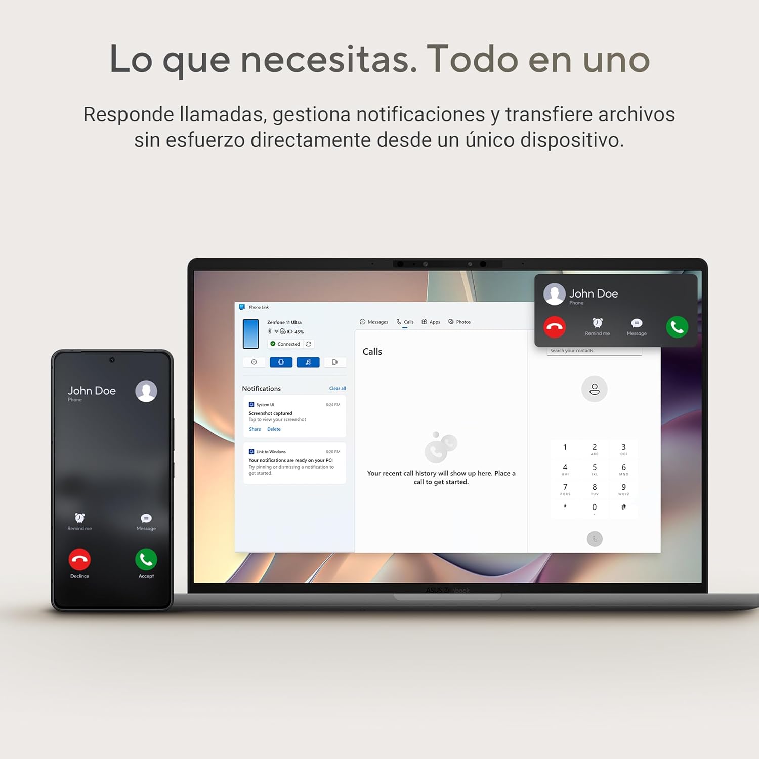 ASUS Laptop Zenbook A14/14 OLED/Snapdragon X X1 26 100/NPU hasta 45 TOPS/16GB RAM/512GB SSD/Cámara FHD con IR/Teclado Retroiluminado en Español/Funda(Garantía y Servicio en México)