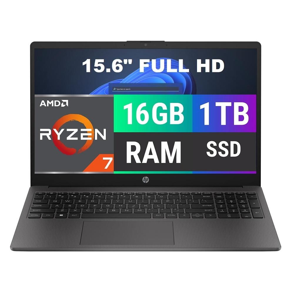 Laptop HP AMD Ryzen 7 16GB 1TB SSD más Audífonos Bluetooth JBL Tune 520
