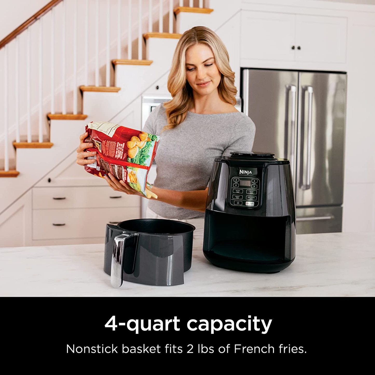 Ninja AF161 Max XL Air Fryer, 5.5 qt, grey