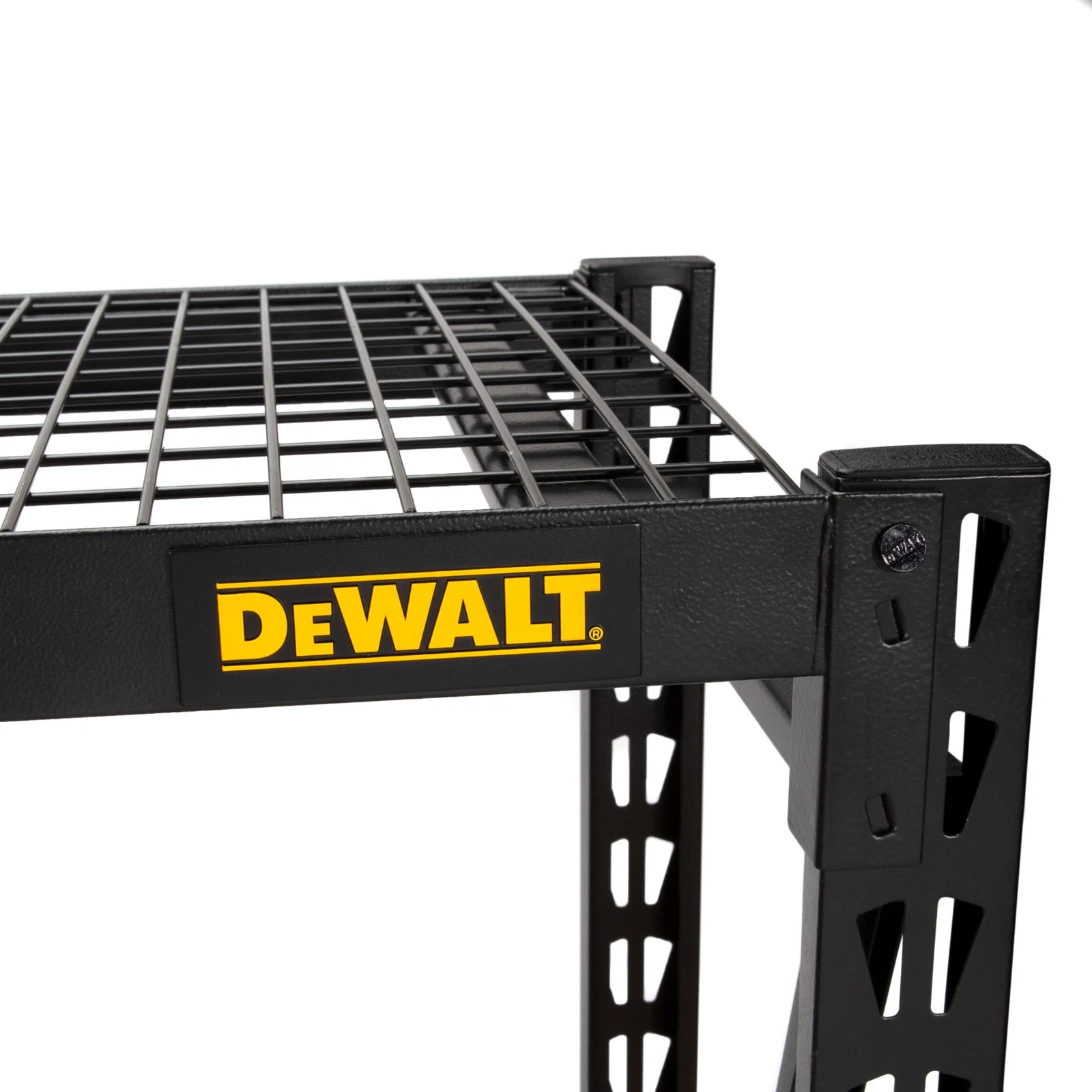 DeWalt 41660 DXST10000BLK Estante de almacenamiento industrial de 4 estantes, marco negro, 6 pies de alto