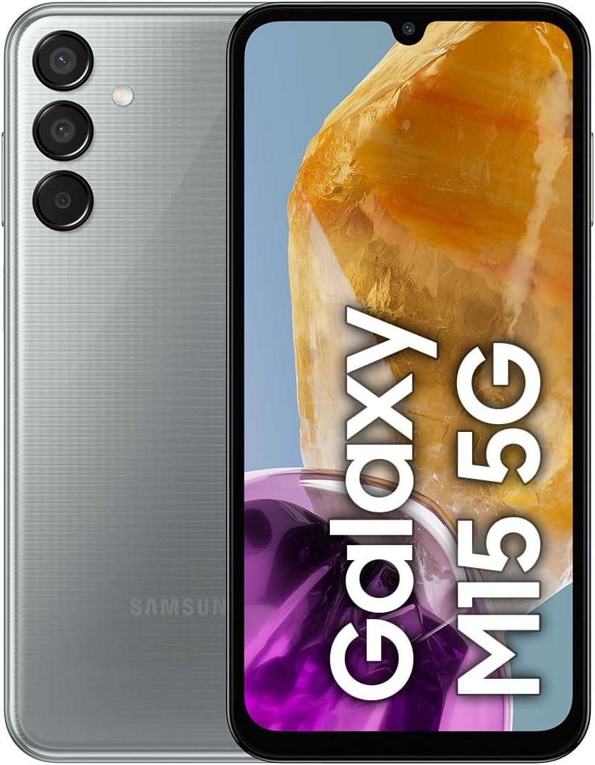 Celular Galaxy M15 5G Azul Claro 4GB RAM 128GB, Smartphone Nacional con Garantía