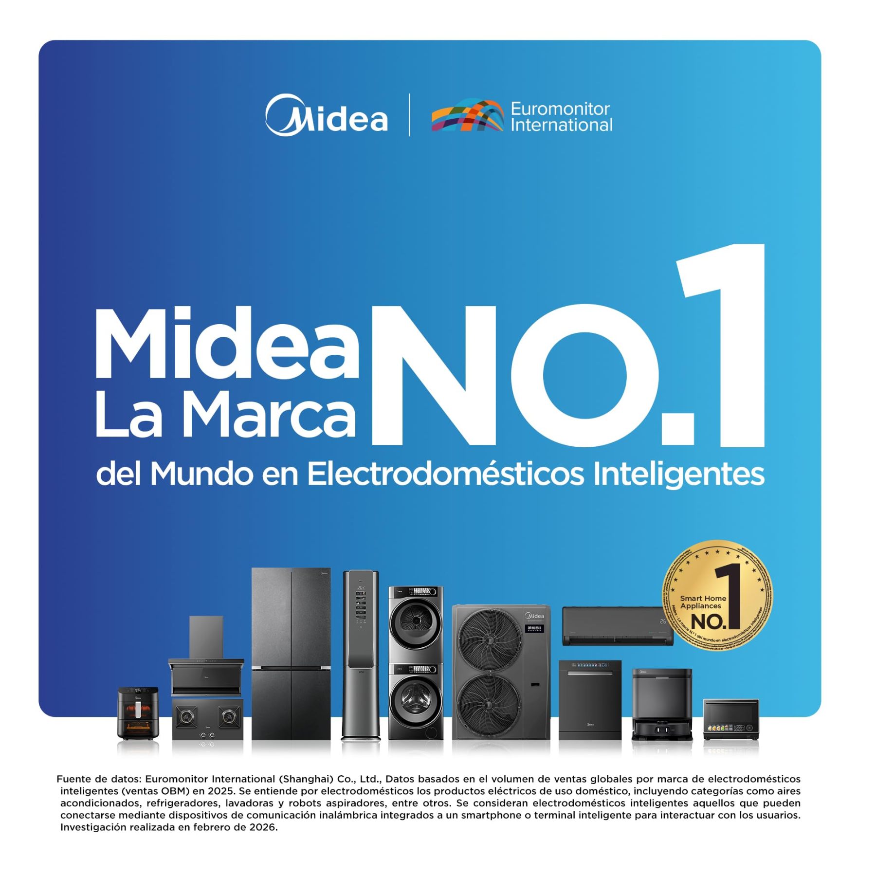 Midea Estufa de Piso de 30", con Capelo y Tecnología Masterflame, Diseño Práctico para Cocina y Uso Diario