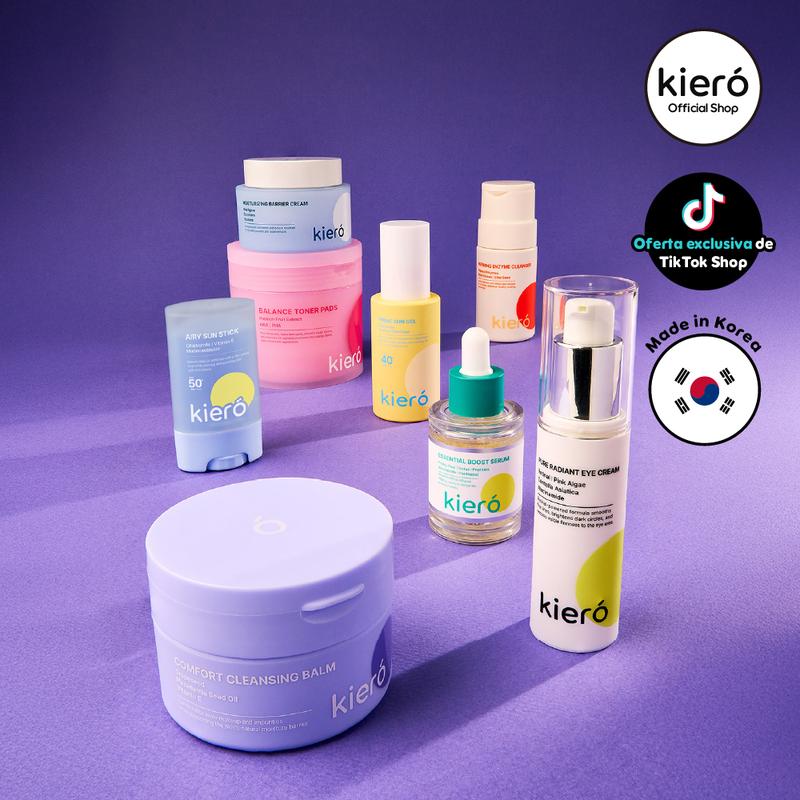 kieró Kit de Skincare Completo – Rutina Facial Coreana AM y PM