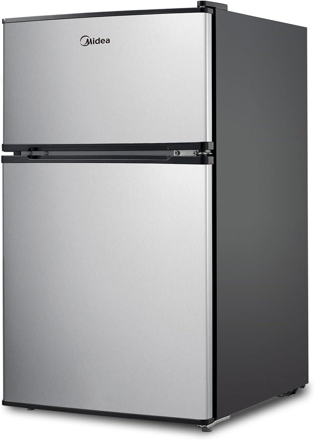 Midea WHD-113FSS1 Refrigerador compacto, 3.1 pies cúbicos, acero inoxidable