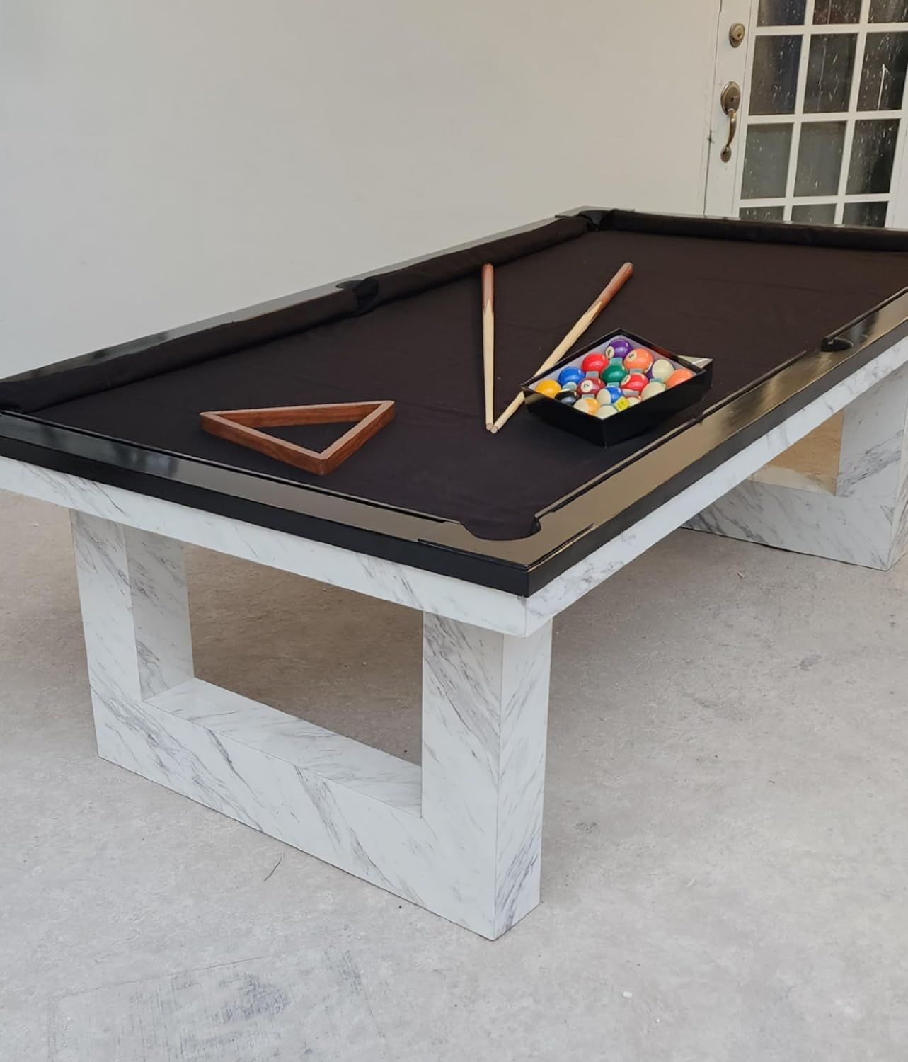 MESA DE BILLAR PROFESIONAL PARA CASA O NEGOCIO. USO RUDO MADERA 100% PINO (PAÑO ROJO)