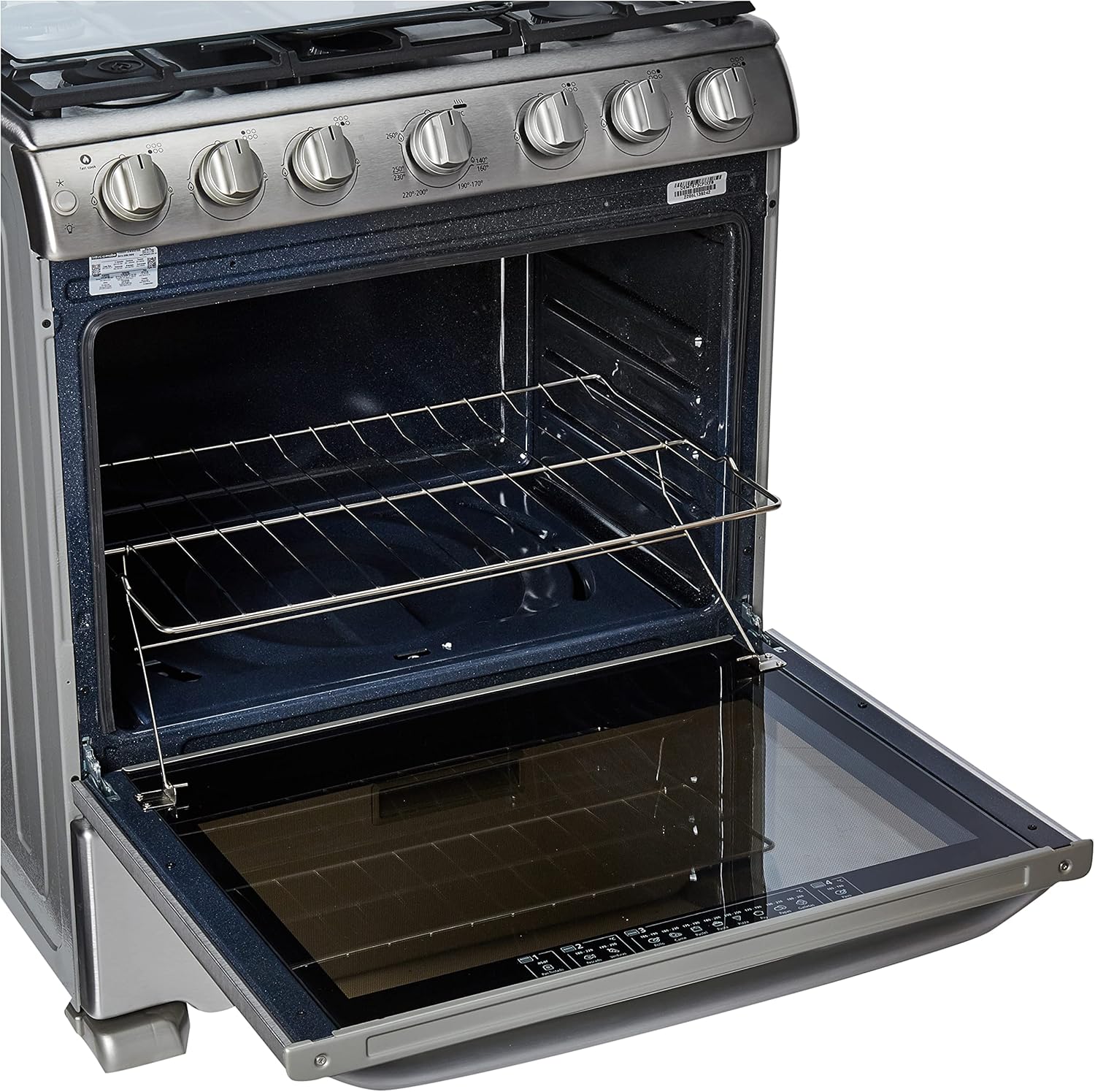 mabe - Estufa de Piso 76 cm (30 pulgadas) Inoxidable Mabe - DEM7673CFIX2