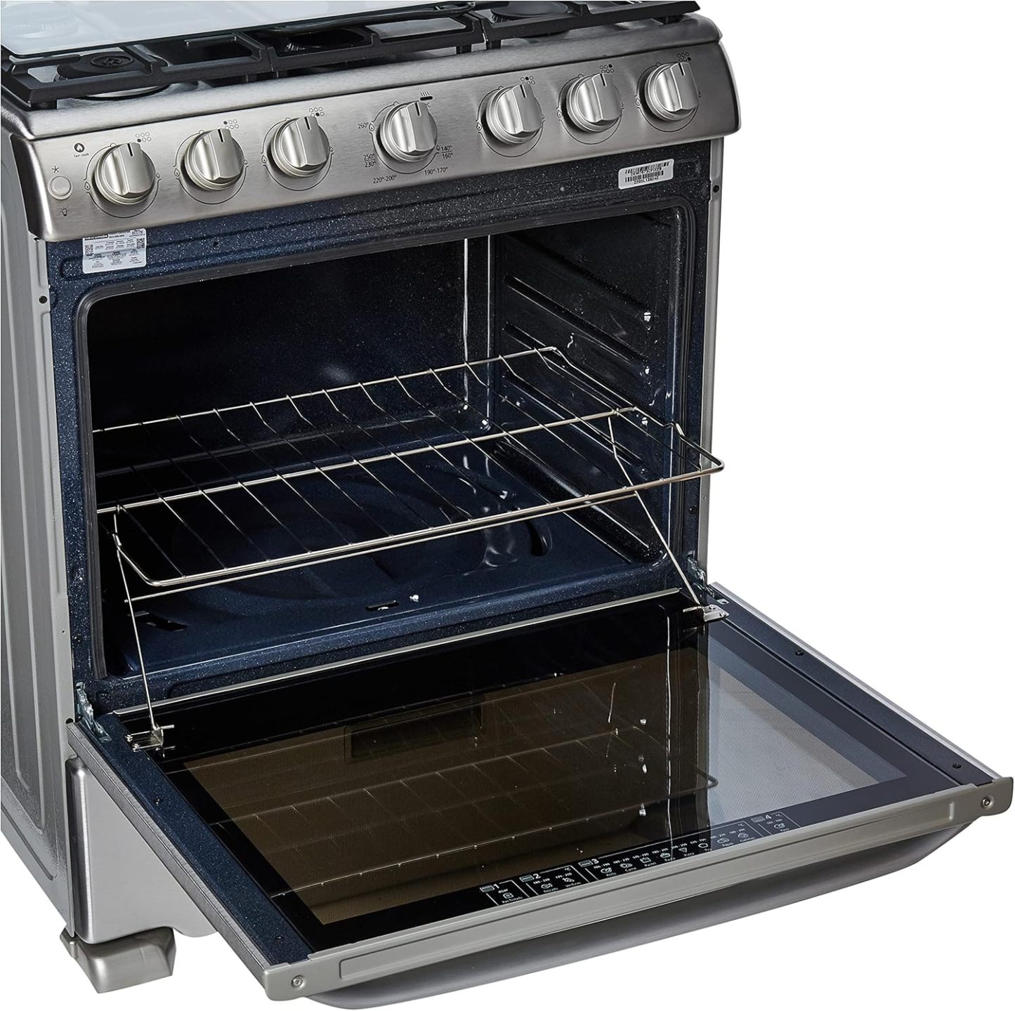 mabe - Estufa de Piso 76 cm (30 pulgadas) Inoxidable Mabe - DEM7673CFIX2