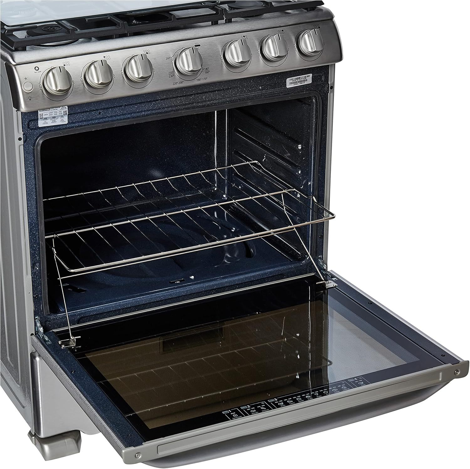mabe - Estufa de Piso 76 cm (30 pulgadas) Inoxidable Mabe - DEM7673CFIX2