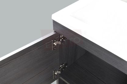 Esatto Paquete Mueble Bleu y Sanitario WC-002 Espejo Gratis (Siberia (Blanco) Monomando Negro)