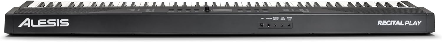 Alesis Melody 61 - Piano eléctrico con 61 teclas, Teclado Musical con altavoces, audífonos, micrófono, soporte para piano, atril y taburete