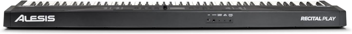 Alesis Melody 61 - Piano eléctrico con 61 teclas, Teclado Musical con altavoces, audífonos, micrófono, soporte para piano, atril y taburete