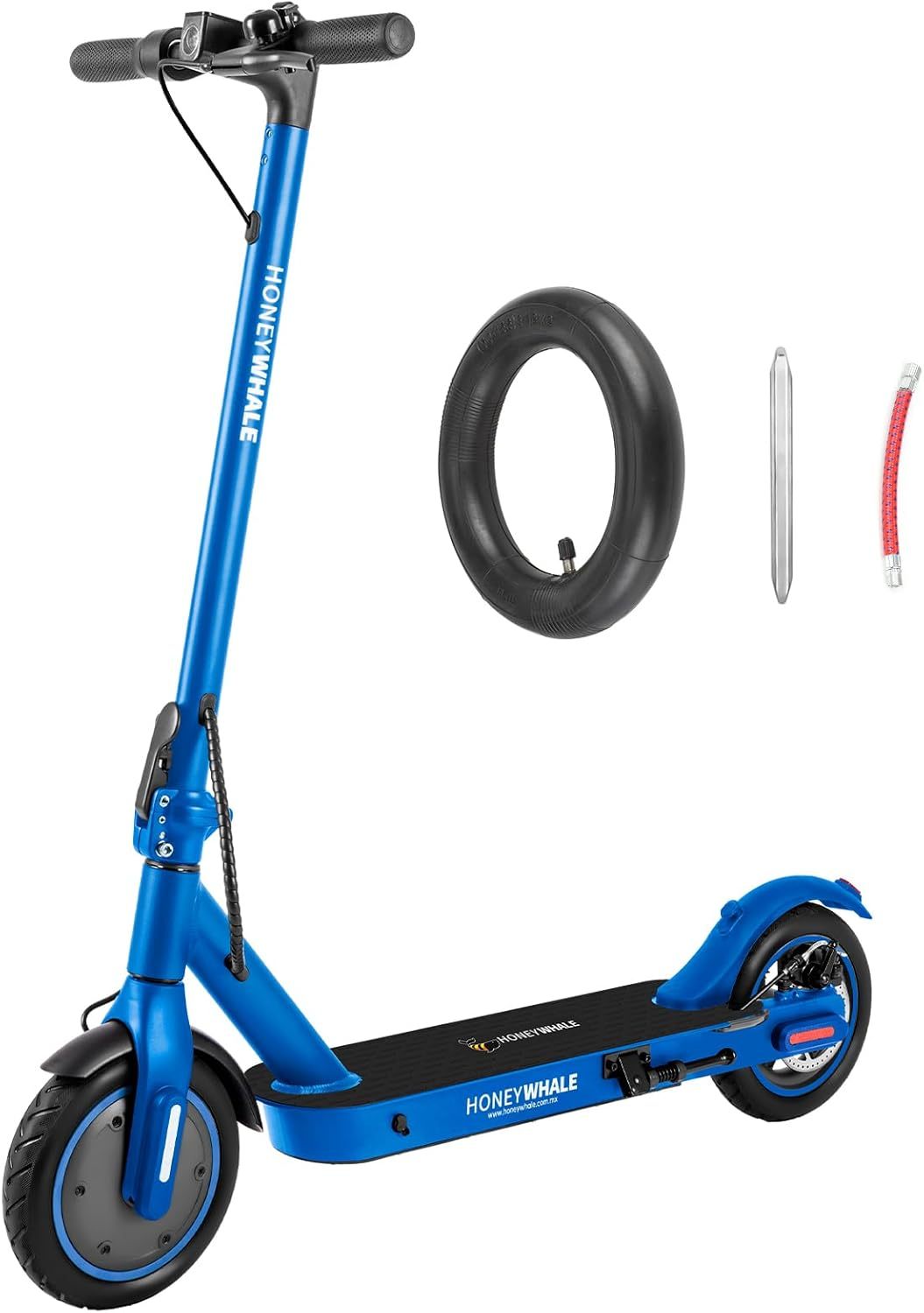 HONEYWHALE M2 Pro Scooter Eléctrico Plegable para Adultos, Motor de 500 W de Potencia Máxima, 22km con una Carga Completa, Velocidad Máxima 32km/h, Patin Eléctrico con App Control Bluetooth