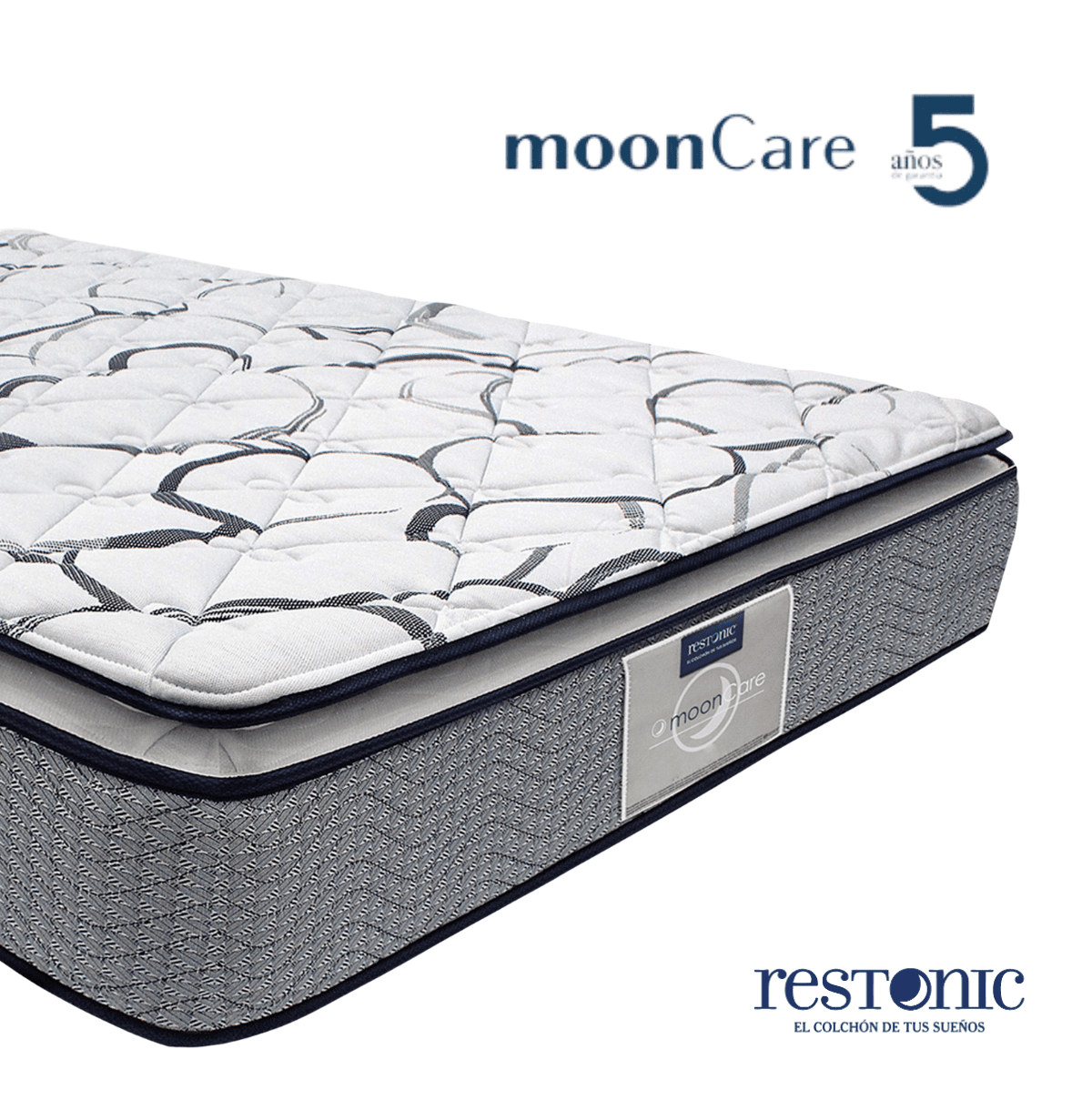 Colchon Individual  Restonic Ortopédico Mooncare 2 Piezas Restonic