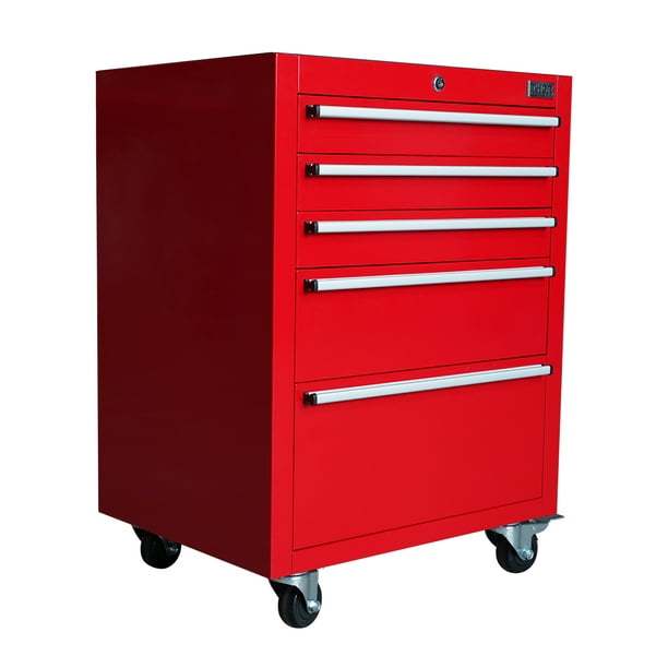 Gabinete De Herramientas Rojo 5 Cajones Thor Kitchen