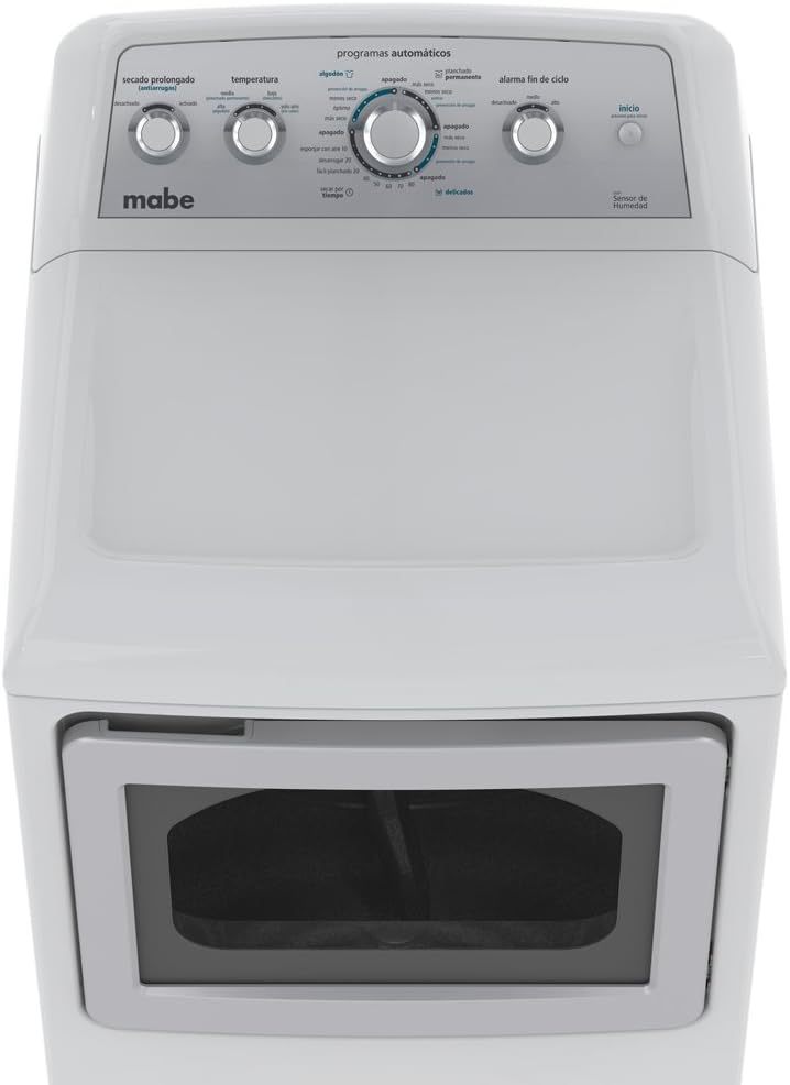 Mabe SMG47N8MSBAB0 Secadora Gas 7.2 Cuft, color Blanco